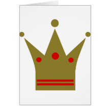 Crown Greeting Card