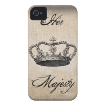 Crown " Her Majesty" iPhone 4/4S Case Case-Mate iPhone 4 Cases