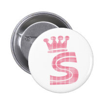 CROWN INITIALS PINK S