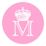 Crown Monogram stickers
