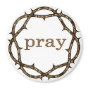 Crown of Thorns Lenten PRAY Magnet