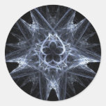 crown of thorns round sticker