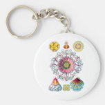 Crown or Helmet Jellyfish Keychains