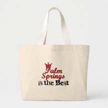 Crown Palm Springs Canvas Bag