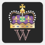 Crown Stickers with monogram