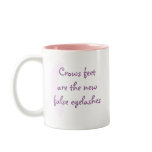 Crows Feet/False Eyelashes mug