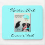 Crow's Feet Haiku Art Mousepad