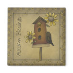 Crows Knows · Crow & Birdhouse Magnet