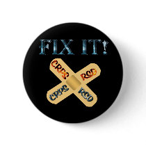 CRPS/RSD Blue Ice Fix It! Black Pin