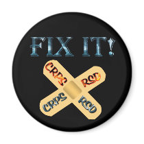 CRPS/RSD Blue Ice Fix It! Magnet