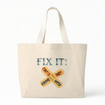 CRPS / RSD Fix It ! Band Aid X Tote Bag