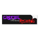 Crucial, Honours, Records bumper stickers