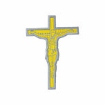 Crucifix embroidered shirts