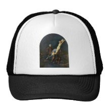 Crucifixion 2 by Rembrandt Harmenszoon van Rijn Mesh Hat