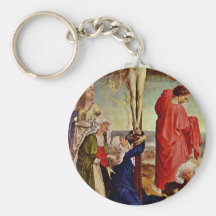 Crucifixion By Campin Robert (Best Quality) Key Chain