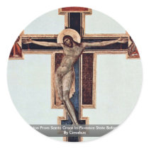 Crucifixion From Santa Croce In Florence State Sticker
