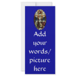 Crucifixion of Jesus stained glass window rack cards
