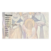 Crucifixion: The Marian Detail By Angelico Fra Business Card Template