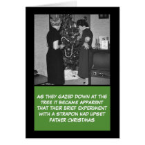 Crude Christmas Greeting Card