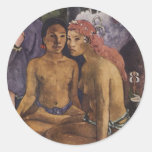 Cruel Tales - Paul Gauguin Round Stickers