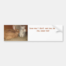 cruelty free bumper sticker