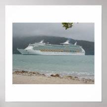 Cruise Ship in Haiti Print