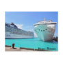 Cruise Ships in the Port Post Cards