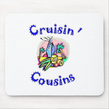 cruisin' cousins mousepad