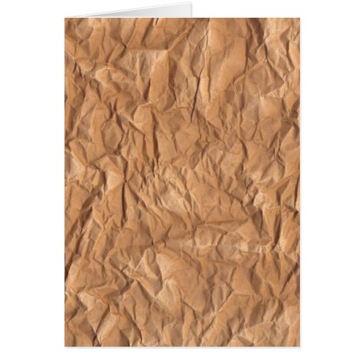 Crumpled Brown Paper Cards
