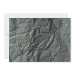 Crumpled paper invitations