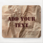 Crumpled paper mousepads