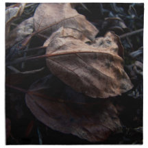 Crunchy Leaf Litter Cloth Napkins
