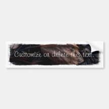 Crunchy Leaf Litter; Customisable Bumper Sticker