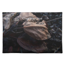 Crunchy Leaf Litter; Customisable Placemats