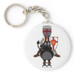 Crusader Knight & Horse Keychain