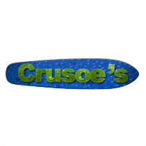 Crusoe's Old School Skateboard