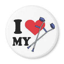 Crutch Love Magnet