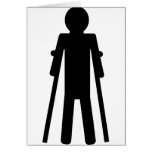 crutches man cards