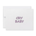 Cry Baby Pink Custom Invite