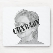 Crybaby - Hillary Clinton Mouse Pads