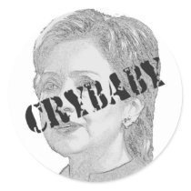 Crybaby - Hillary Clinton Sticker
