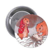 Crying Baby Prairie Dog Button
