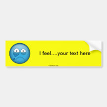 Crying Blue Bumper Stickers