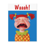 Crying Girl postcards
