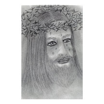 Crying Jesus Stationery Paper