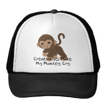 Crying Monkey Trucker Hat