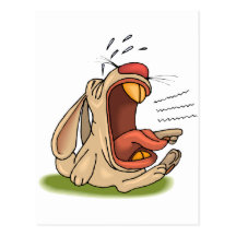 Crying Rabbit Postcard