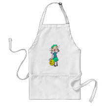 Crying School Girl Apron