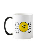 crying smiley Skull and Crossbones mugs