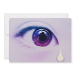 Crying Tears Invitation